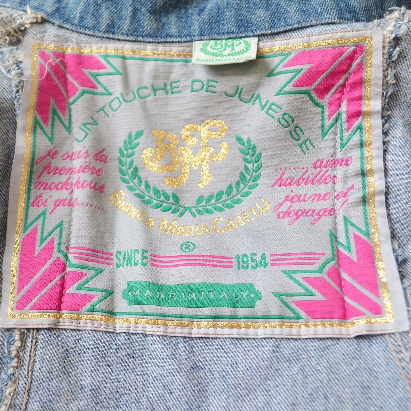Vintage Embroidered Denim Jacket