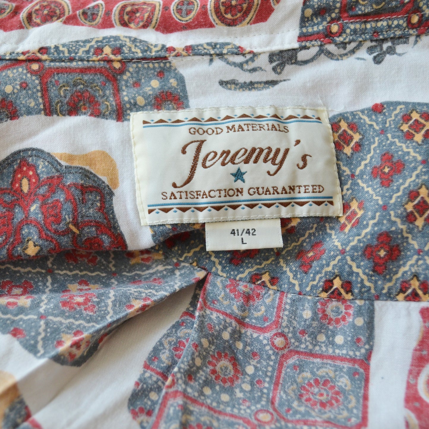 Vintage Ornate Shirt L