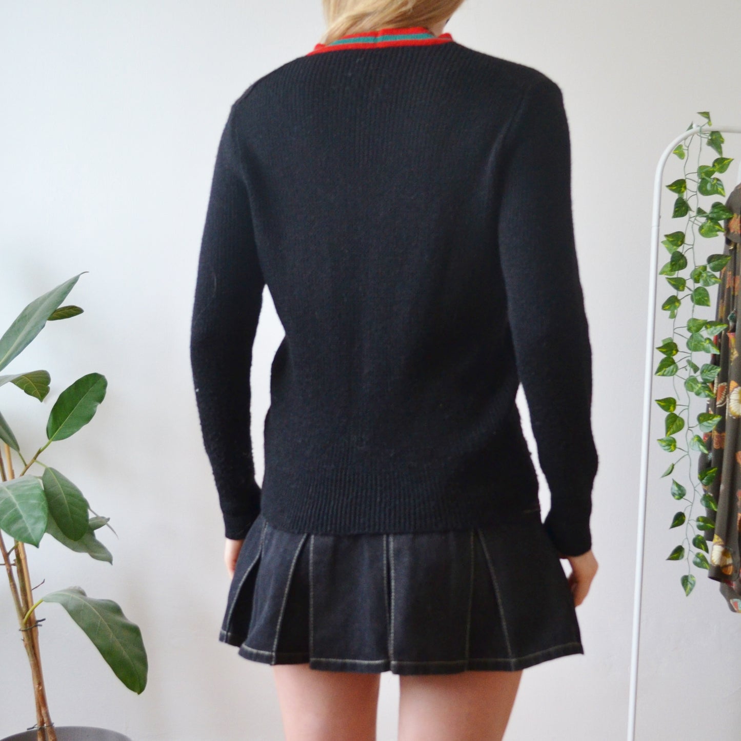 Vintage Folk Cardigan M