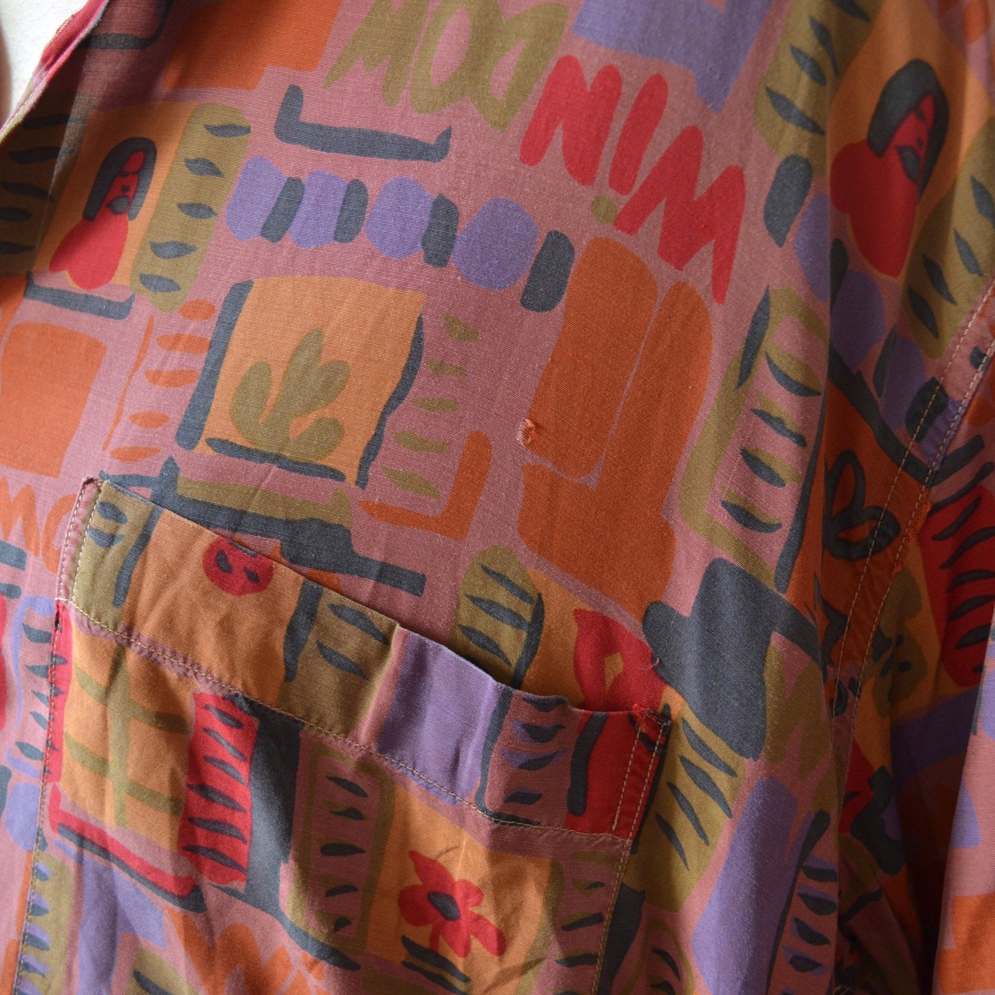 Vintage Abstract Shirt L