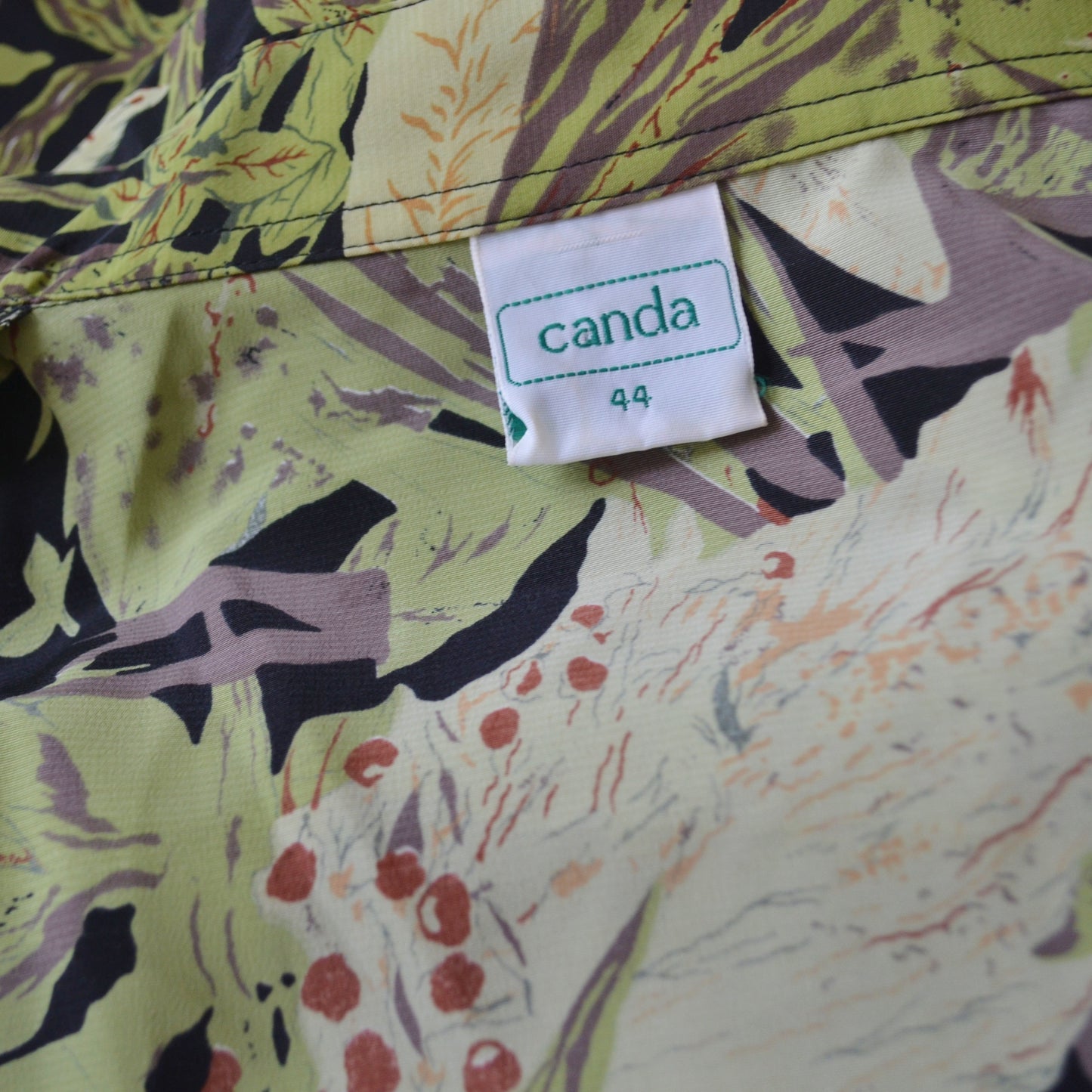 Vintage Leaf Blouse L