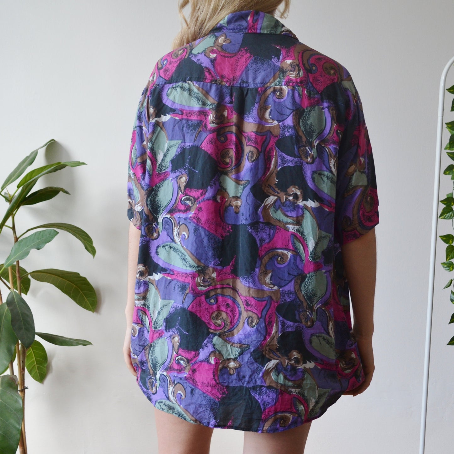 Vintage Silk Shirt L