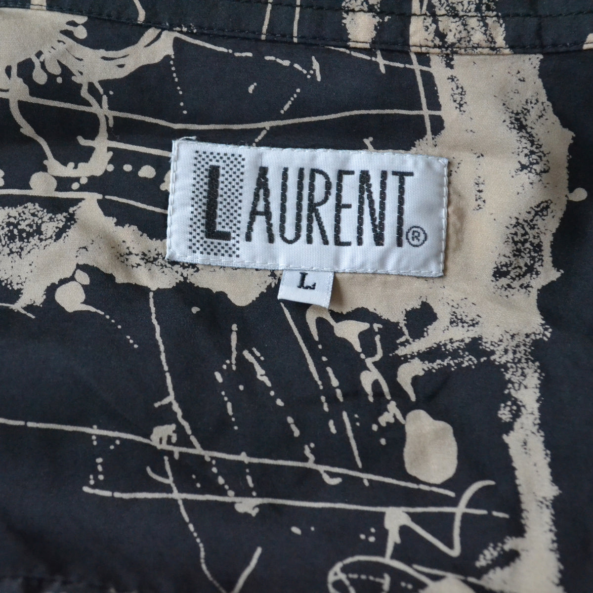 Vintage Abstract Shirt L