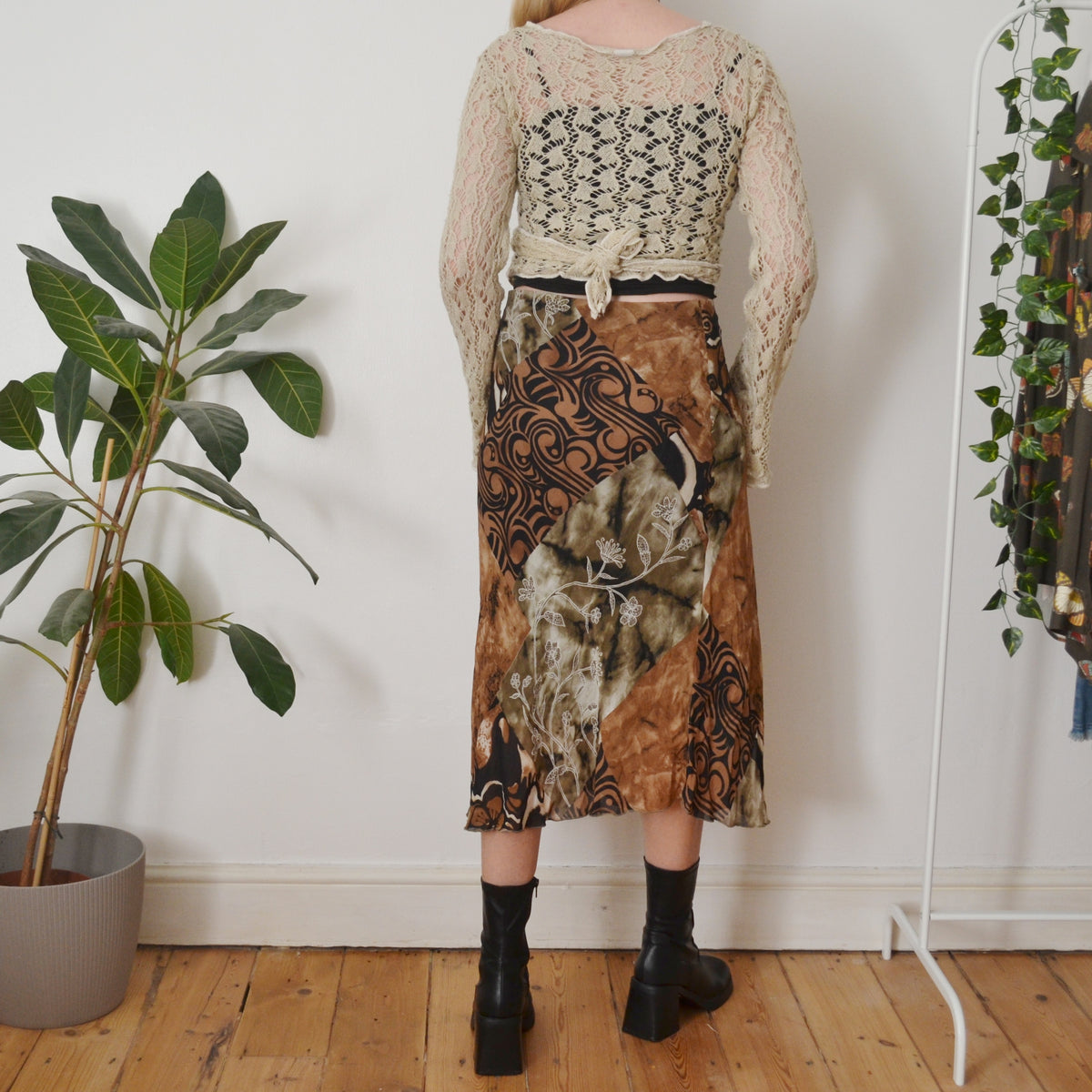 Vintage Abstract Skirt