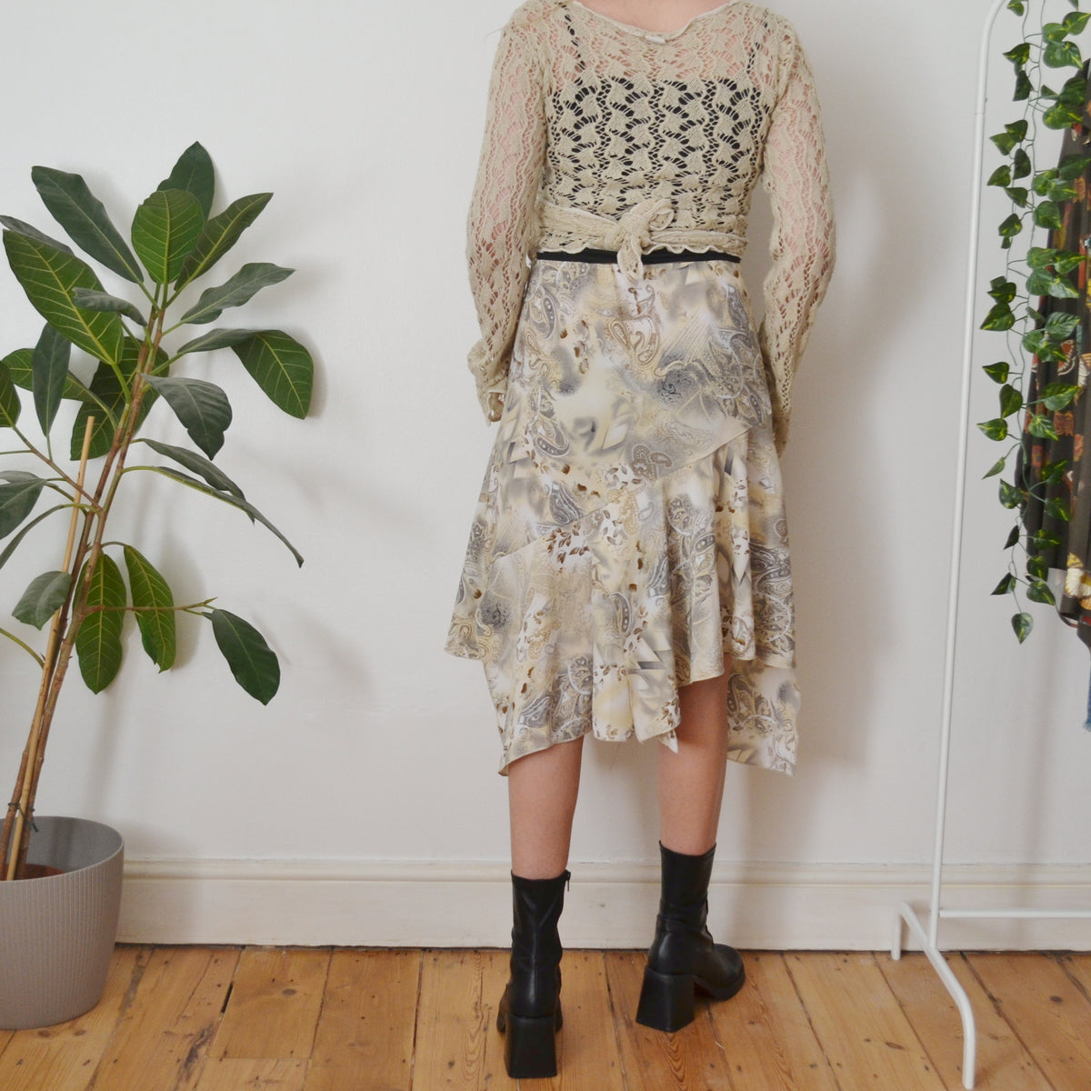 Vintage Paisley Skirt