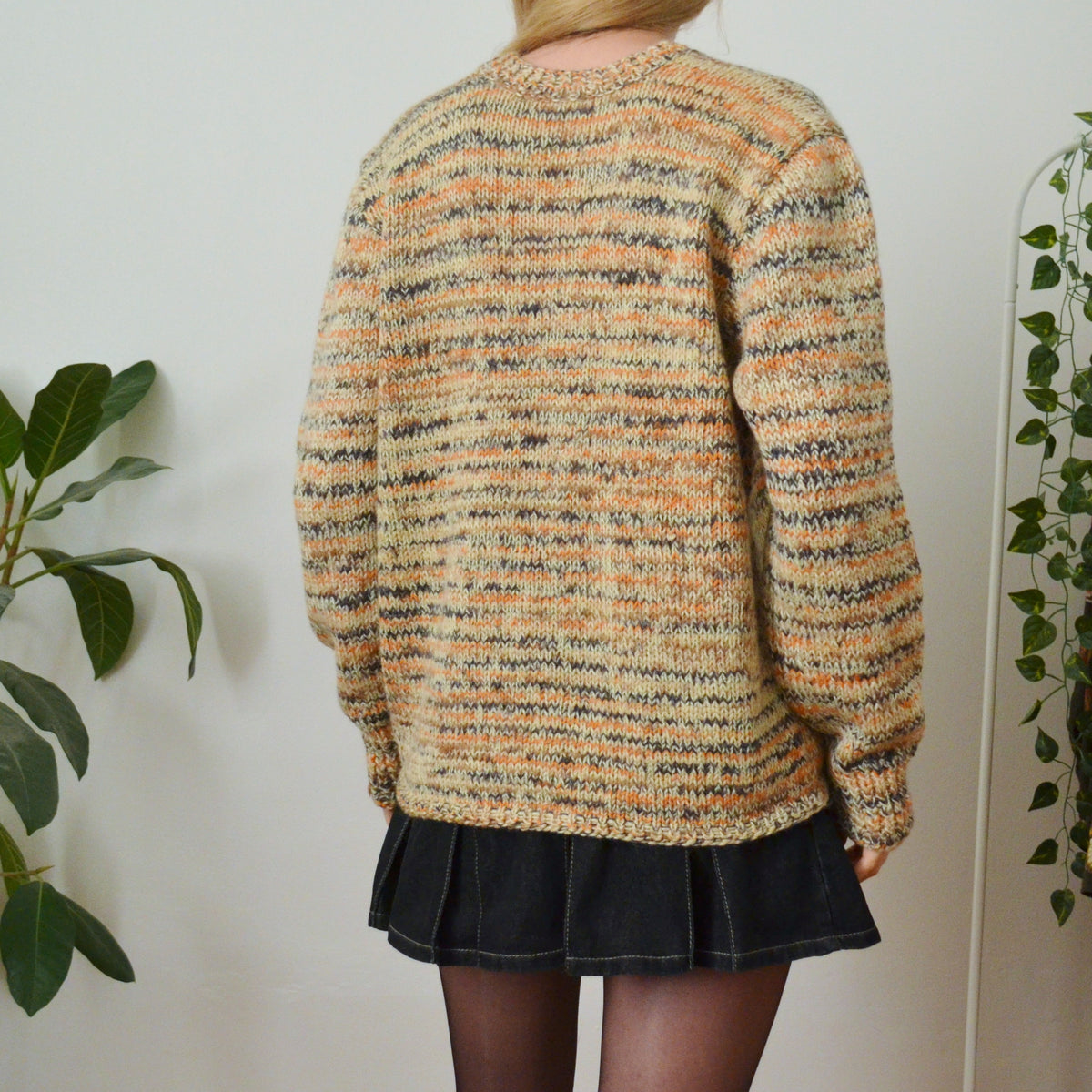 Vintage V Neck Jumper L
