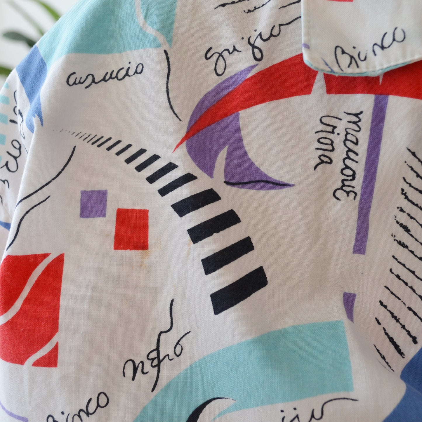 Vintage Abstract Shirt L