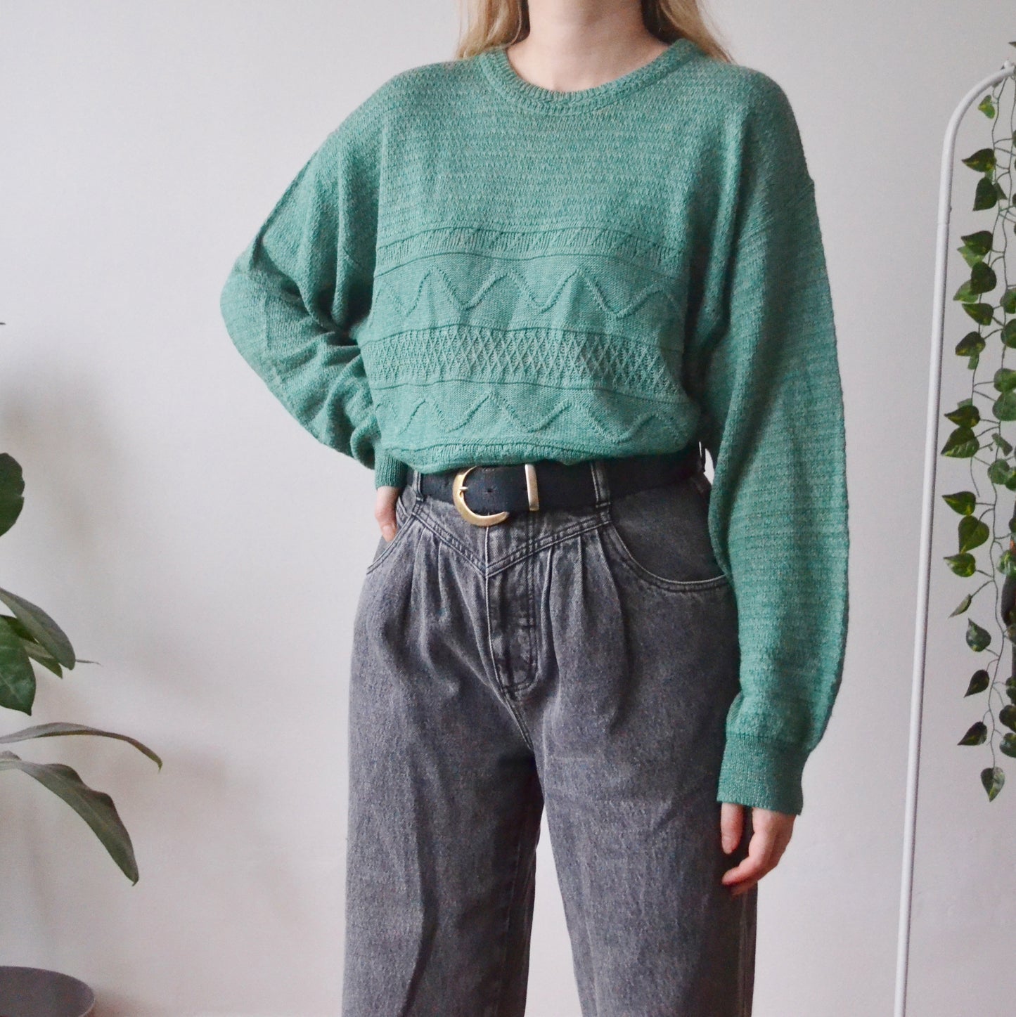 Turquoise jumper L