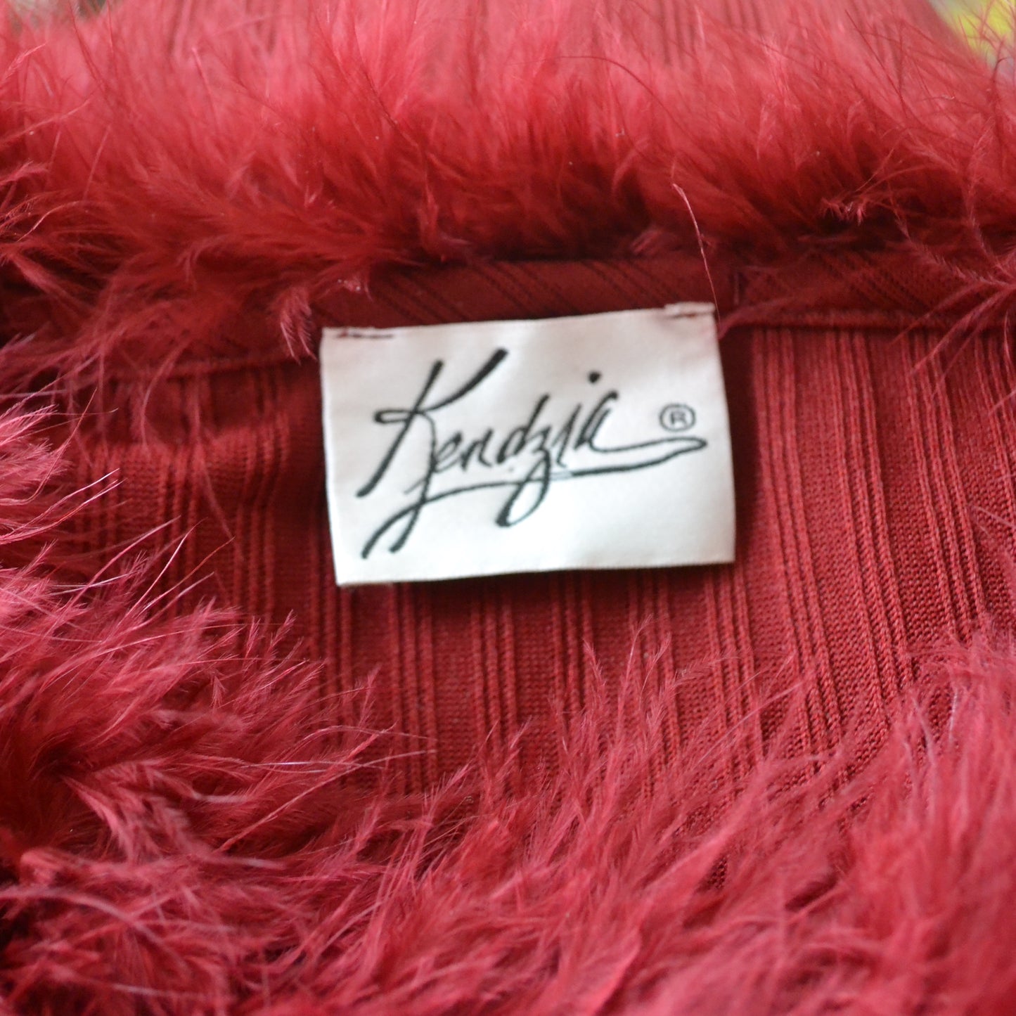 Vintage Fur Trim Top 14