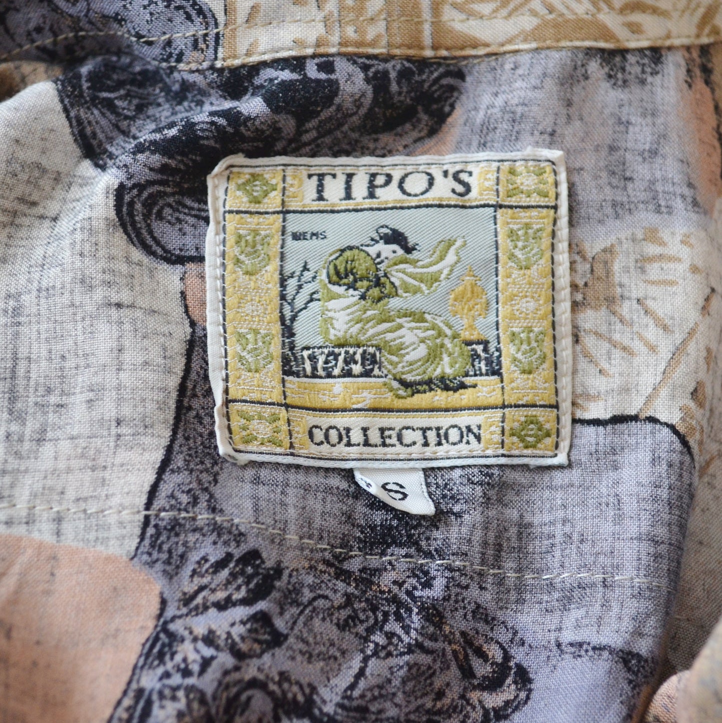 Vintage Abstract Shirt S