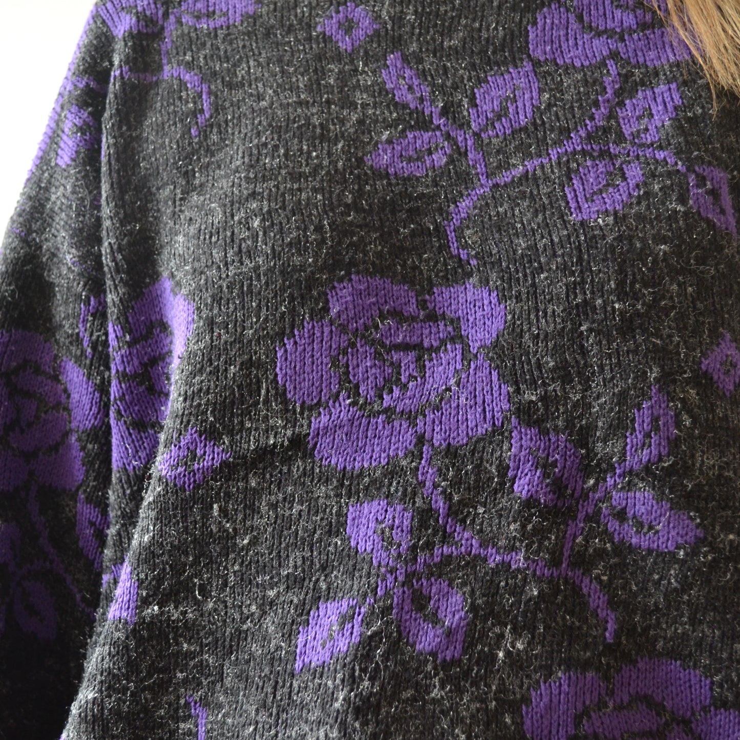 Vintage Floral Jumper L
