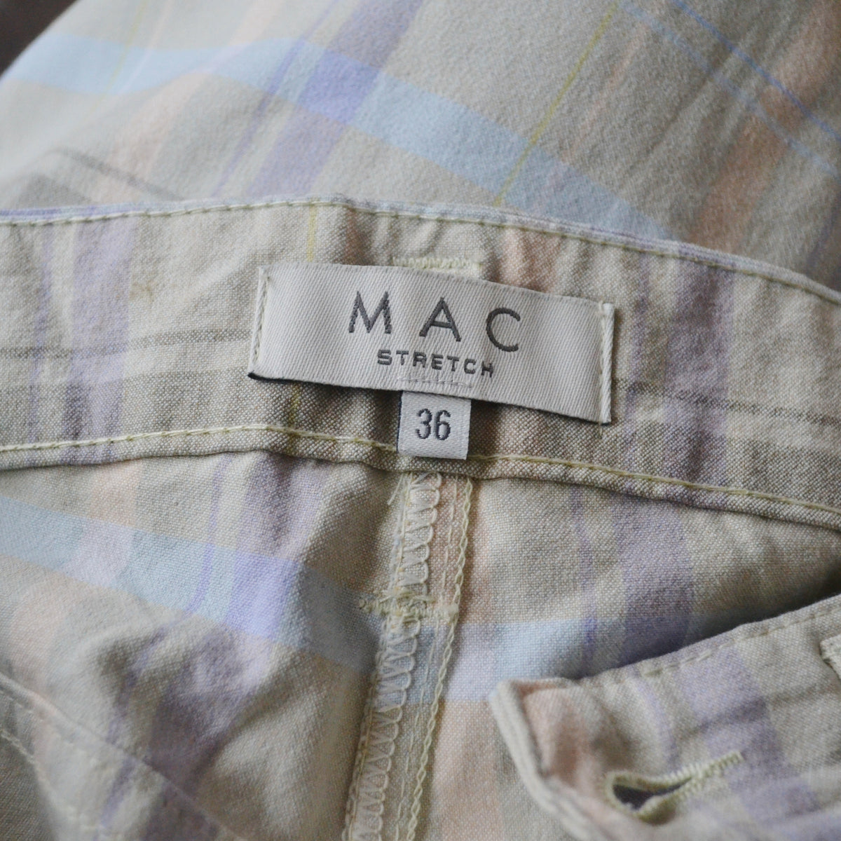 Vintage Plaid Trousers 29W
