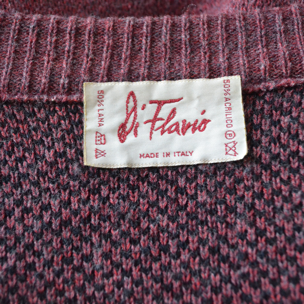 Vintage Argyle Cardigan L