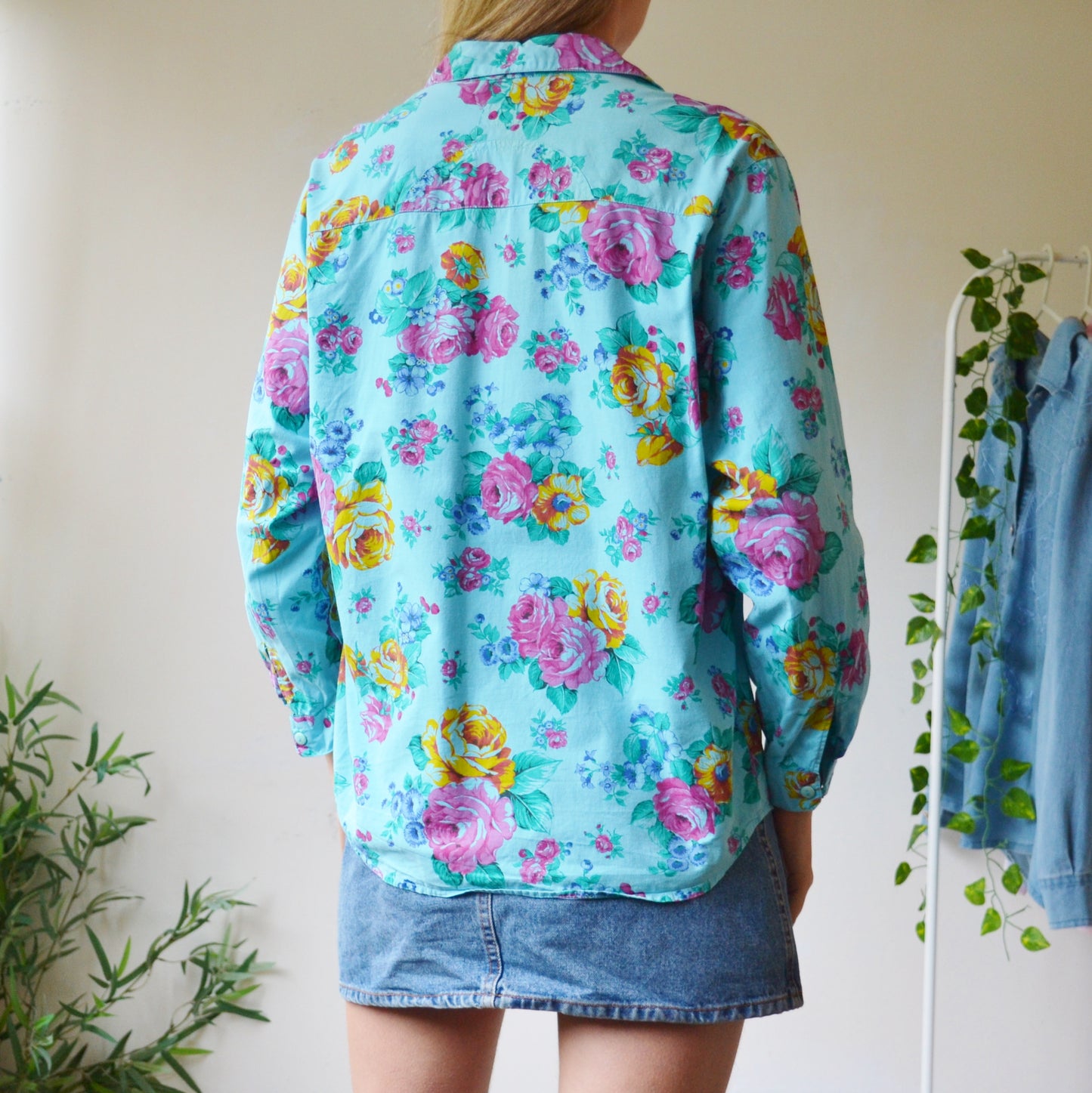 Botanical blouse M