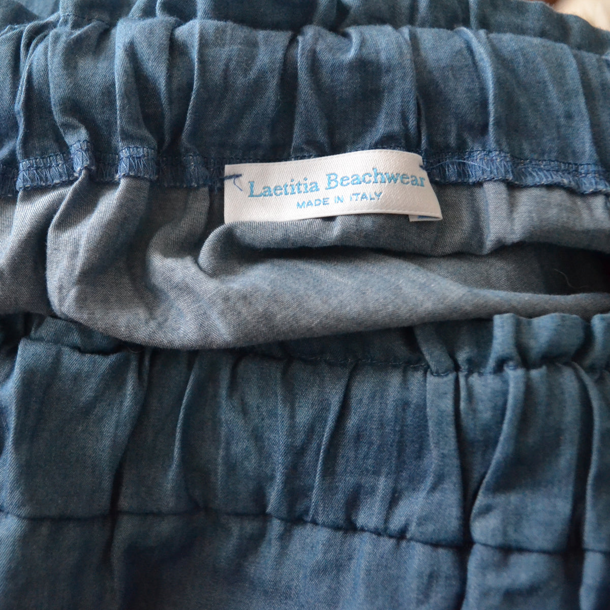 Vintage Denim Maxi Skirt S