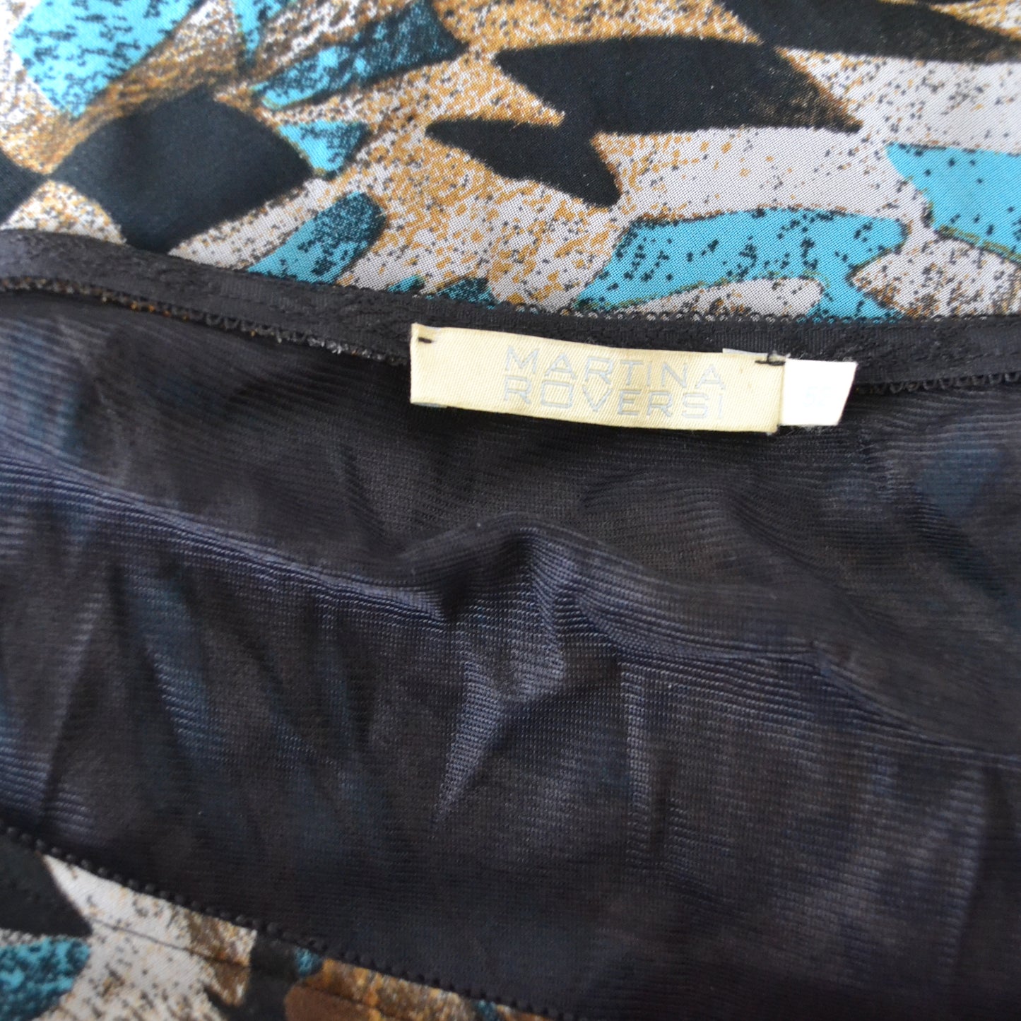 Vintage Abstract Midi Skirt 24