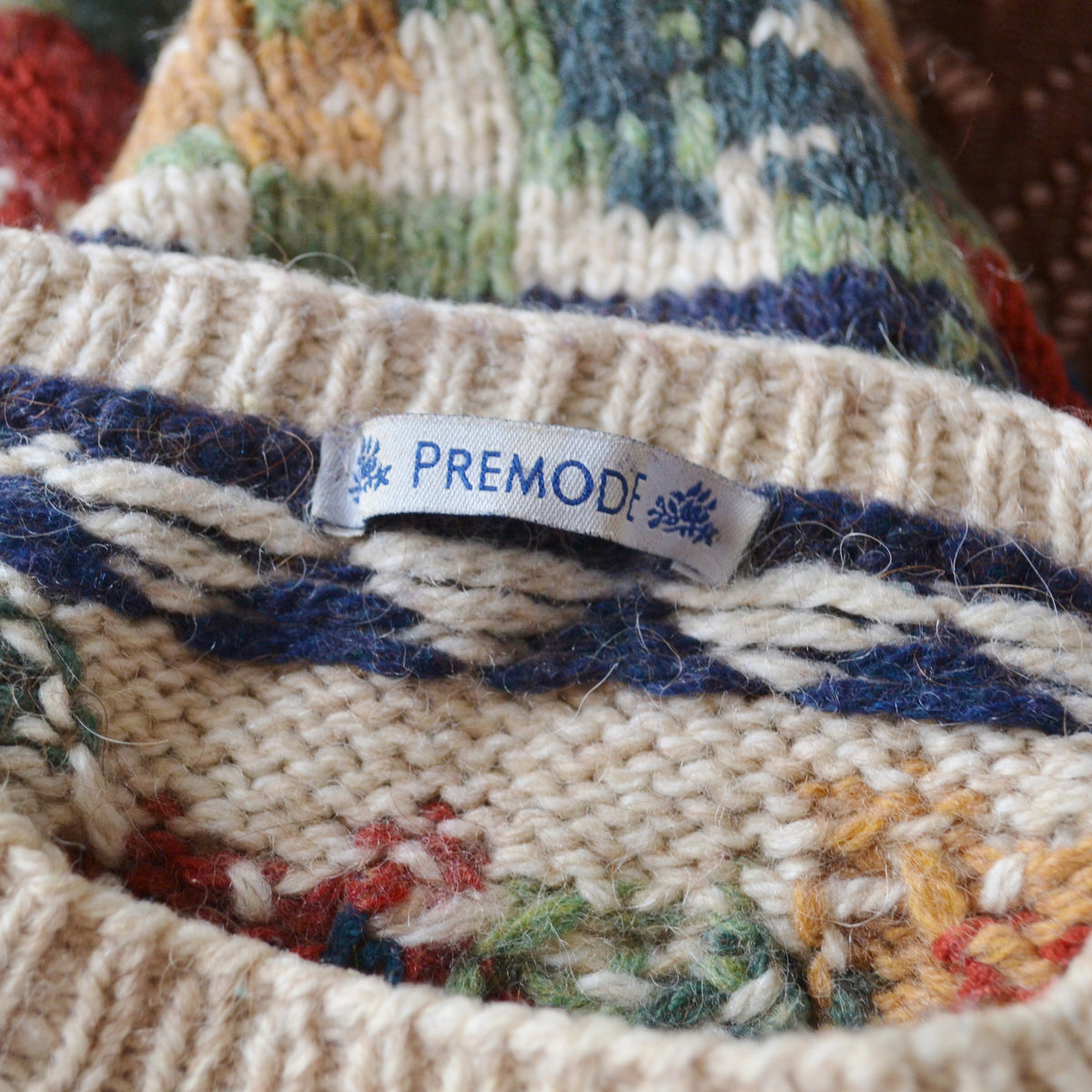 Vintage Floral Jumper L