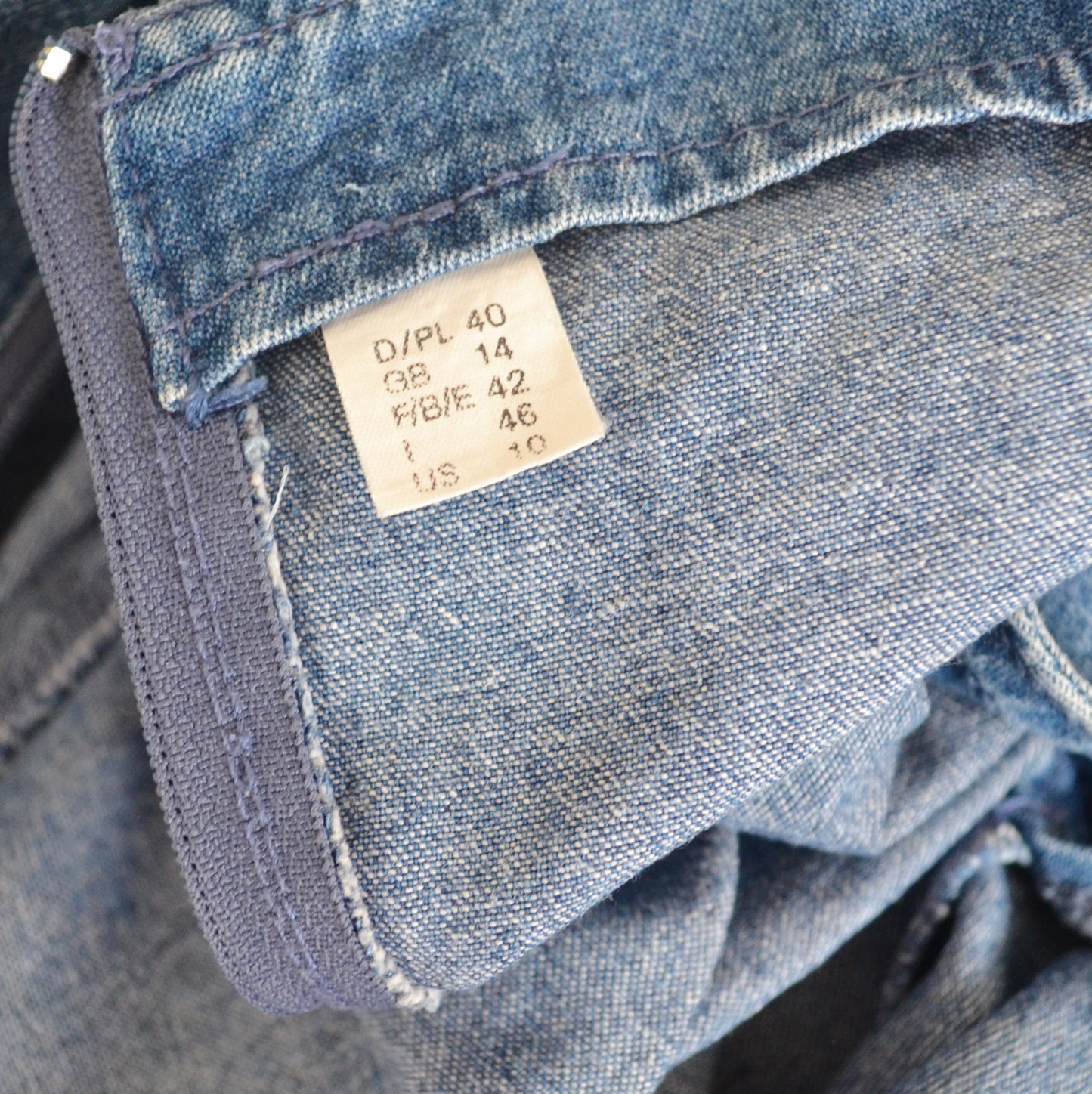 Vintage Denim Dress S