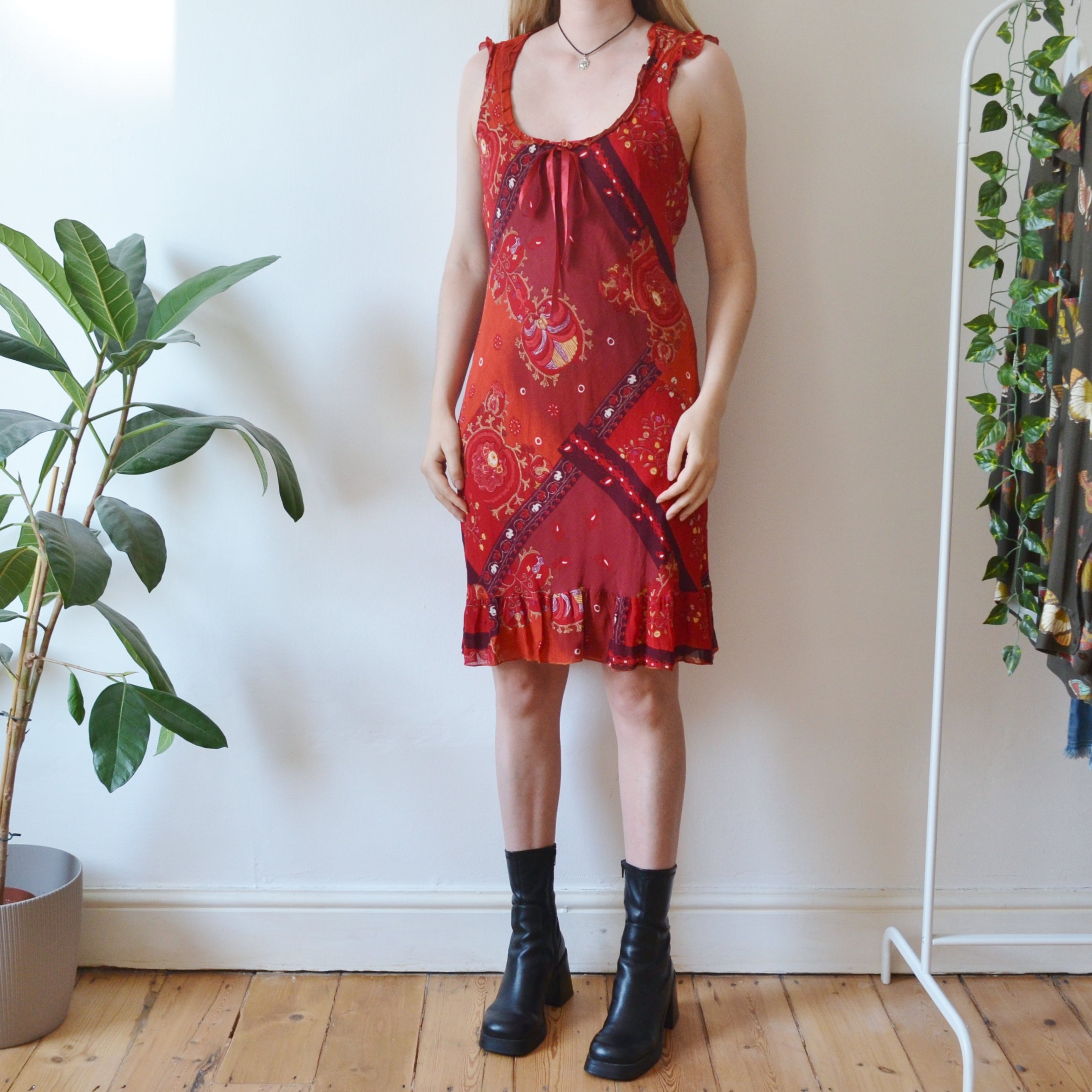 Vintage 90s Red Dress M – Betty Berry
