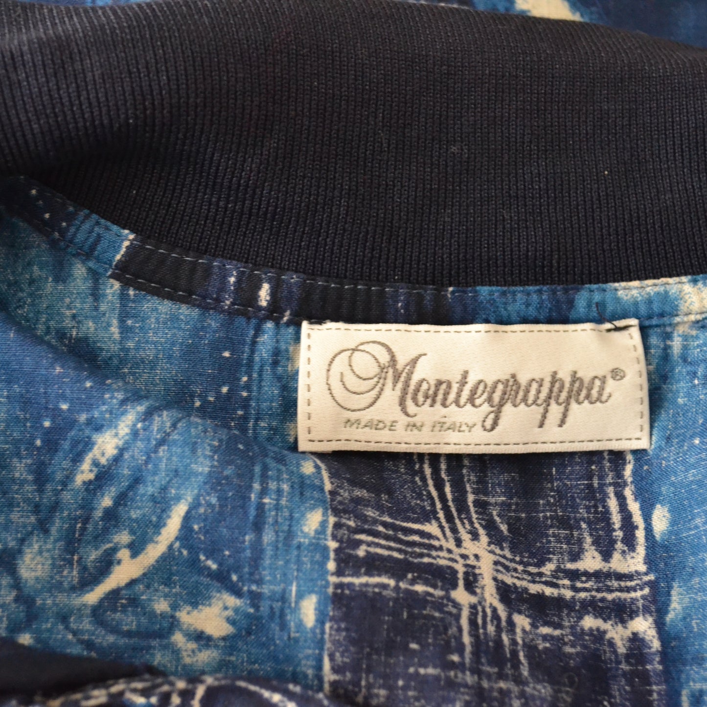 Vintage Blue Polo Top L