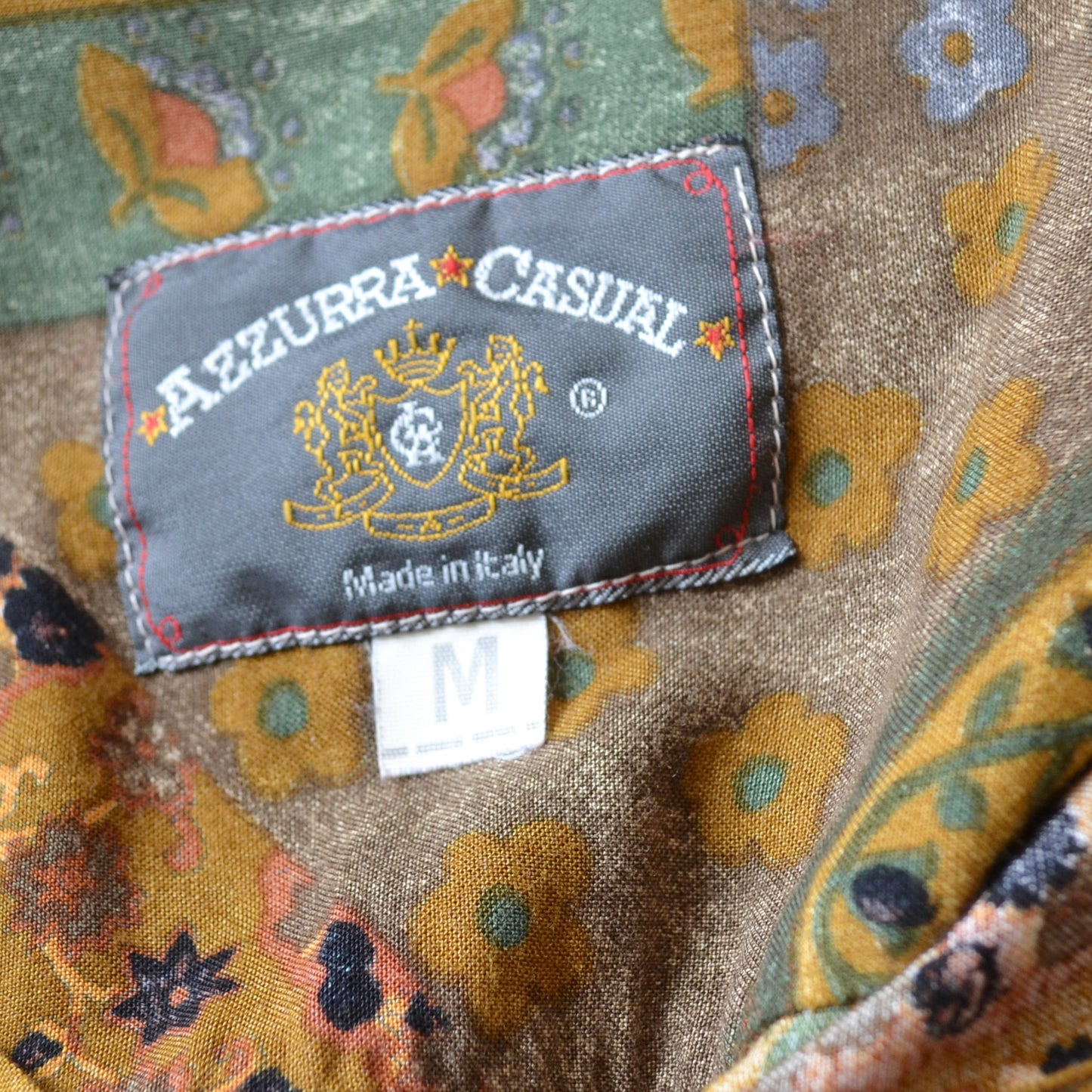 Vintage Floral Shirt M