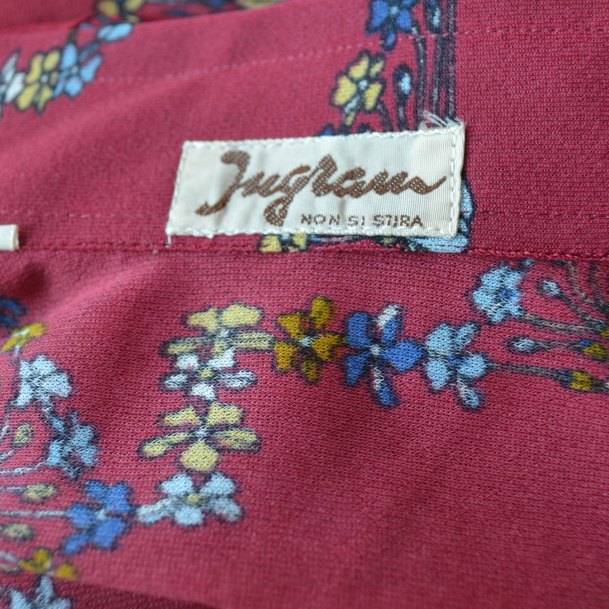 Vintage 70s Dagger Collar Shirt XS