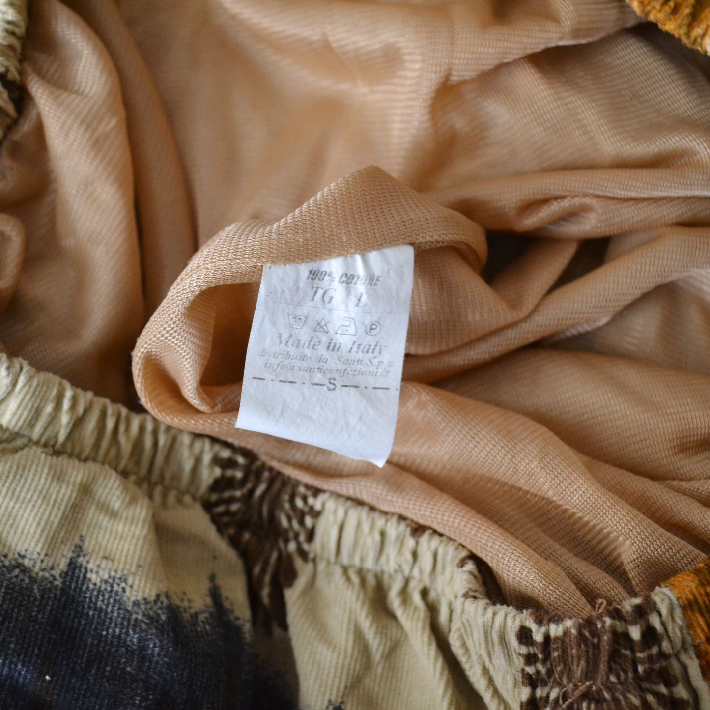 Vintage Boho Maxi Skirt L
