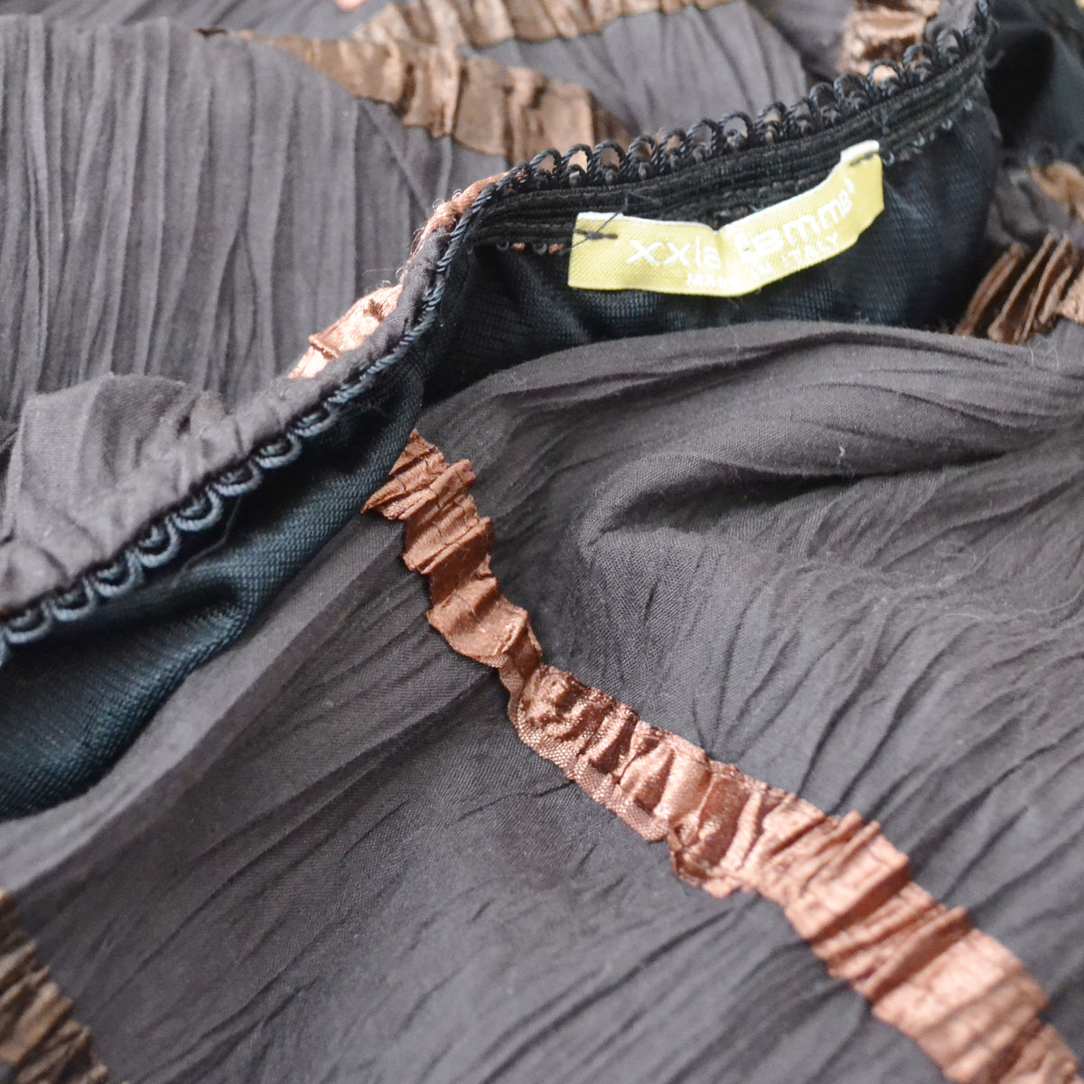 Vintage Brown Maxi Skirt L