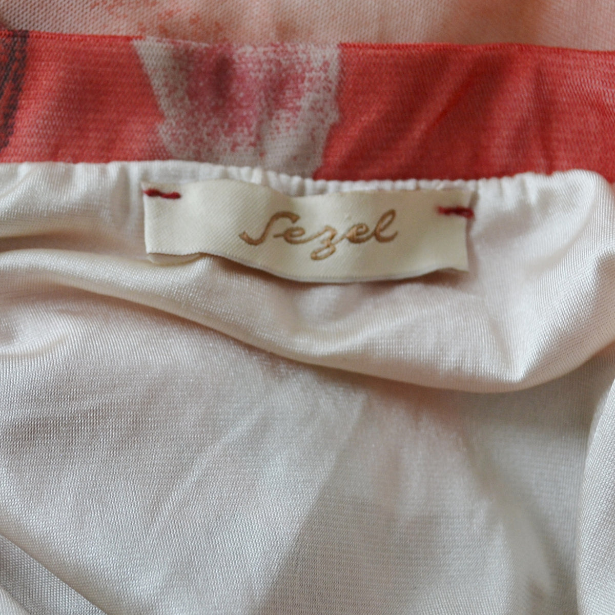 Vintage Red Midi Skirt M