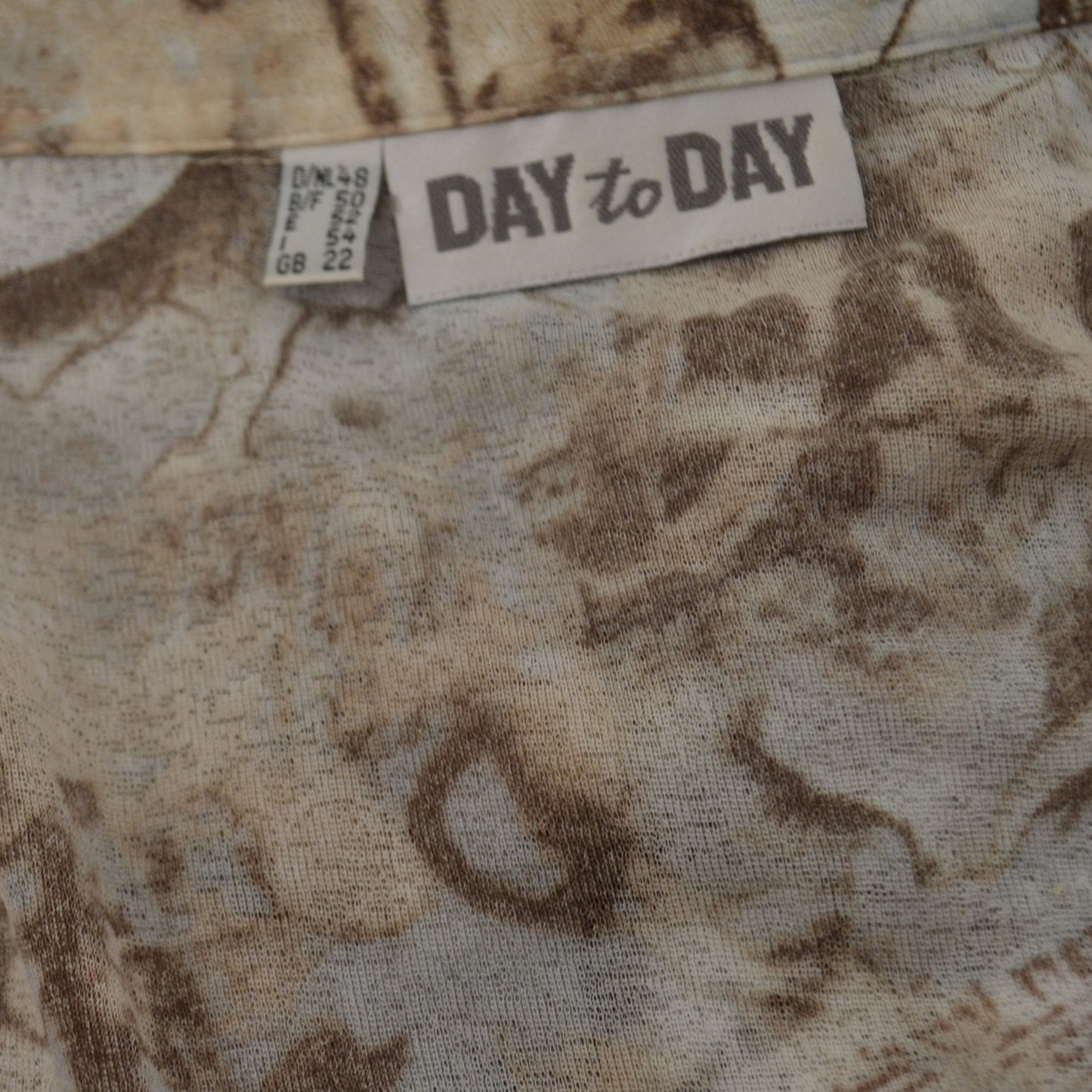 Abstract blouse uk 22