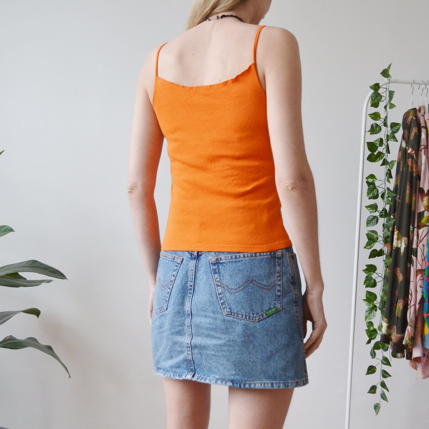 Orange cami top S