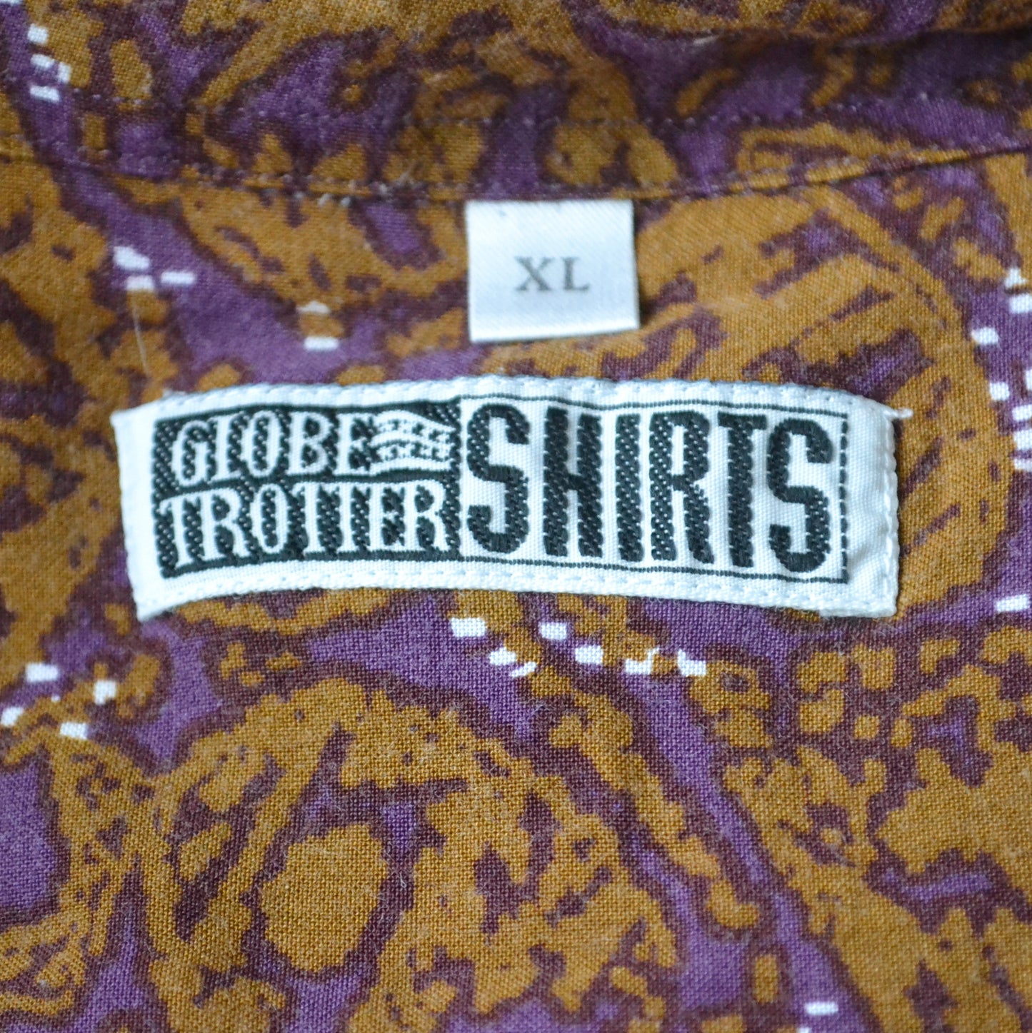 Vintage Patterned Shirt XL