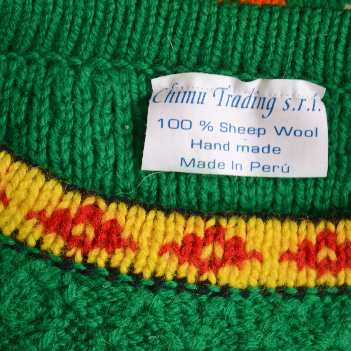 Vintage Peruvian Jumper L