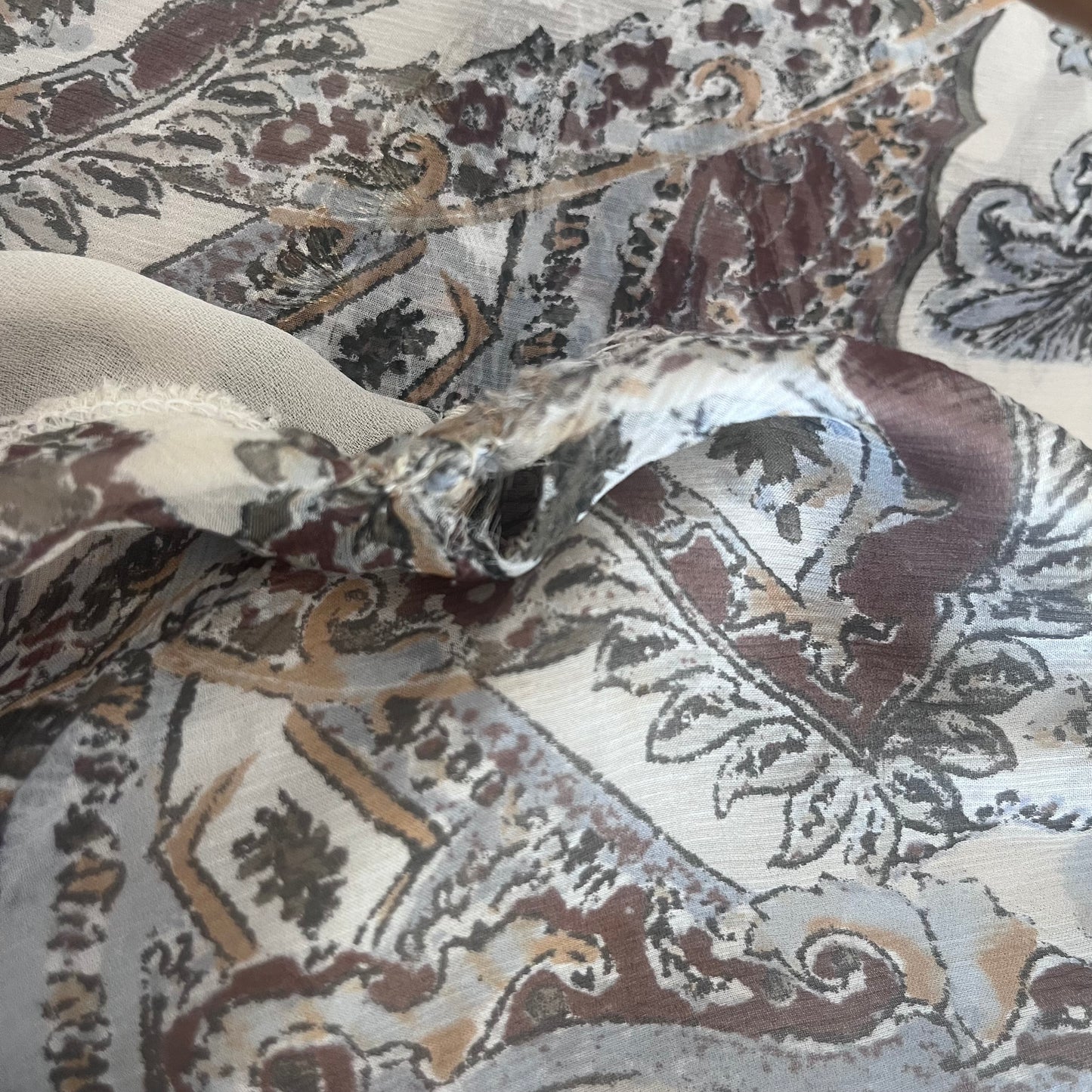 Vintage Paisley Skirt