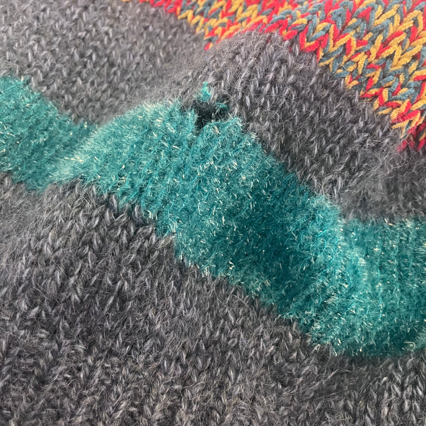 Vintage Abstract Jumper M