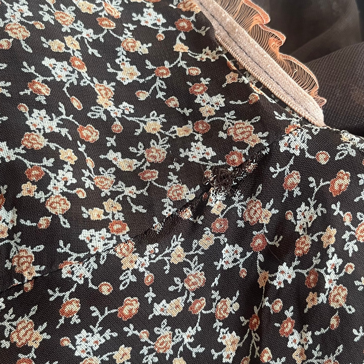 Vintage Floral Dress L