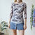 Rose mesh top