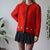 Red cardigan  L