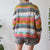 Vintage Knitted Stripe Jumper L