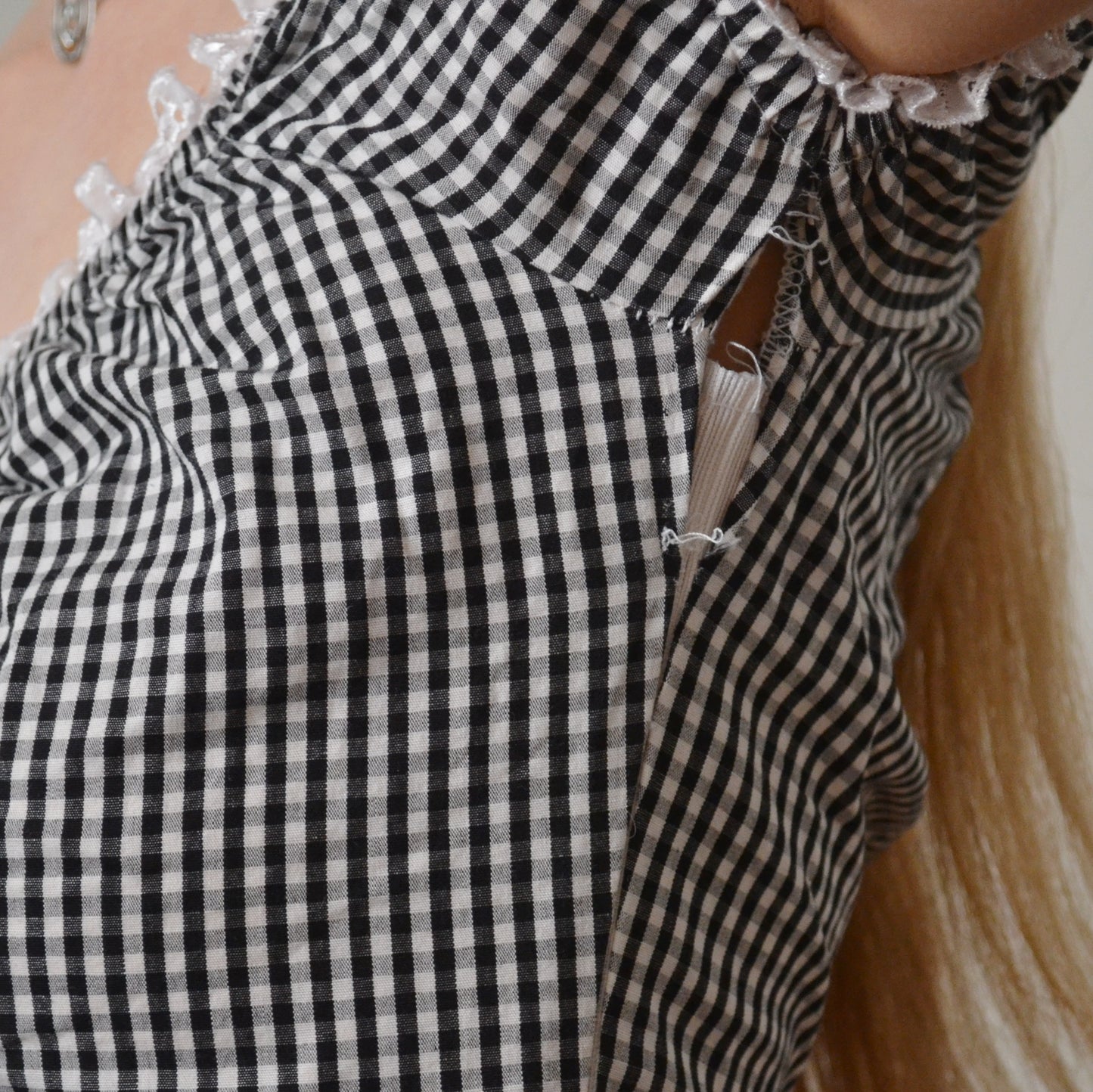 Gingham blouse  S