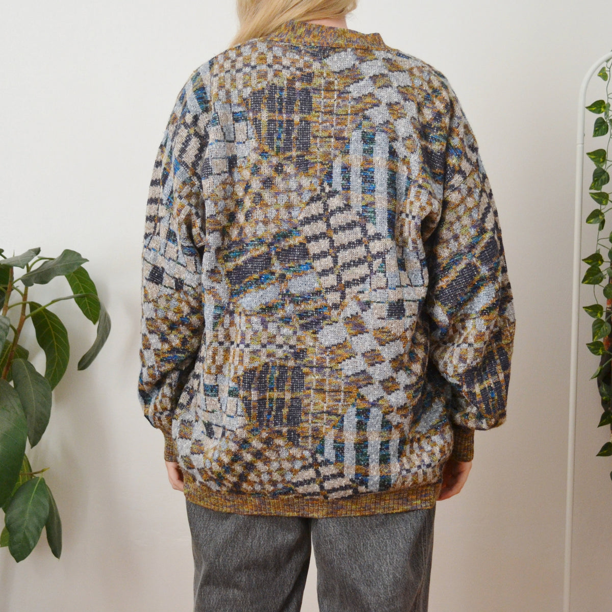 Vintage Retro Cardigan XL