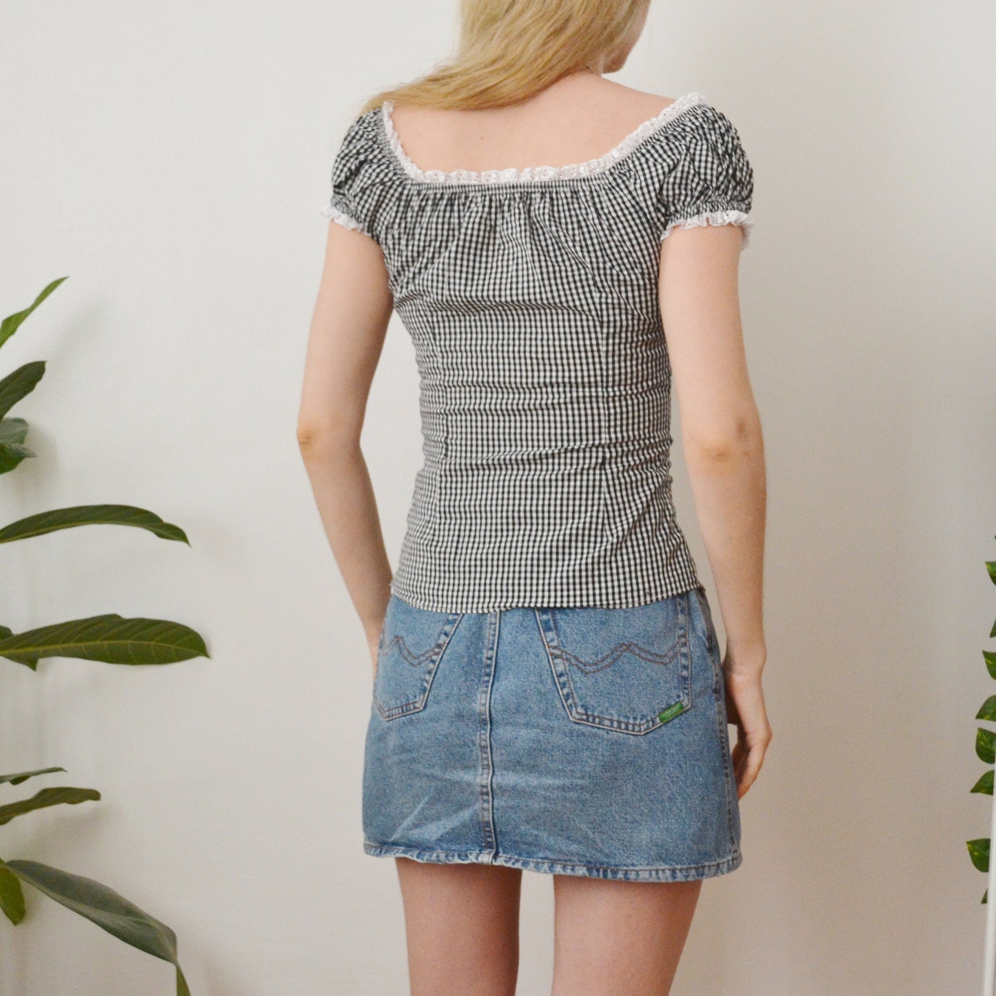 Gingham blouse  S