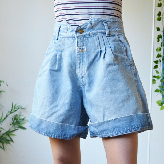 Light wash denim shorts UK 12