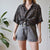 Patterned shirt L
