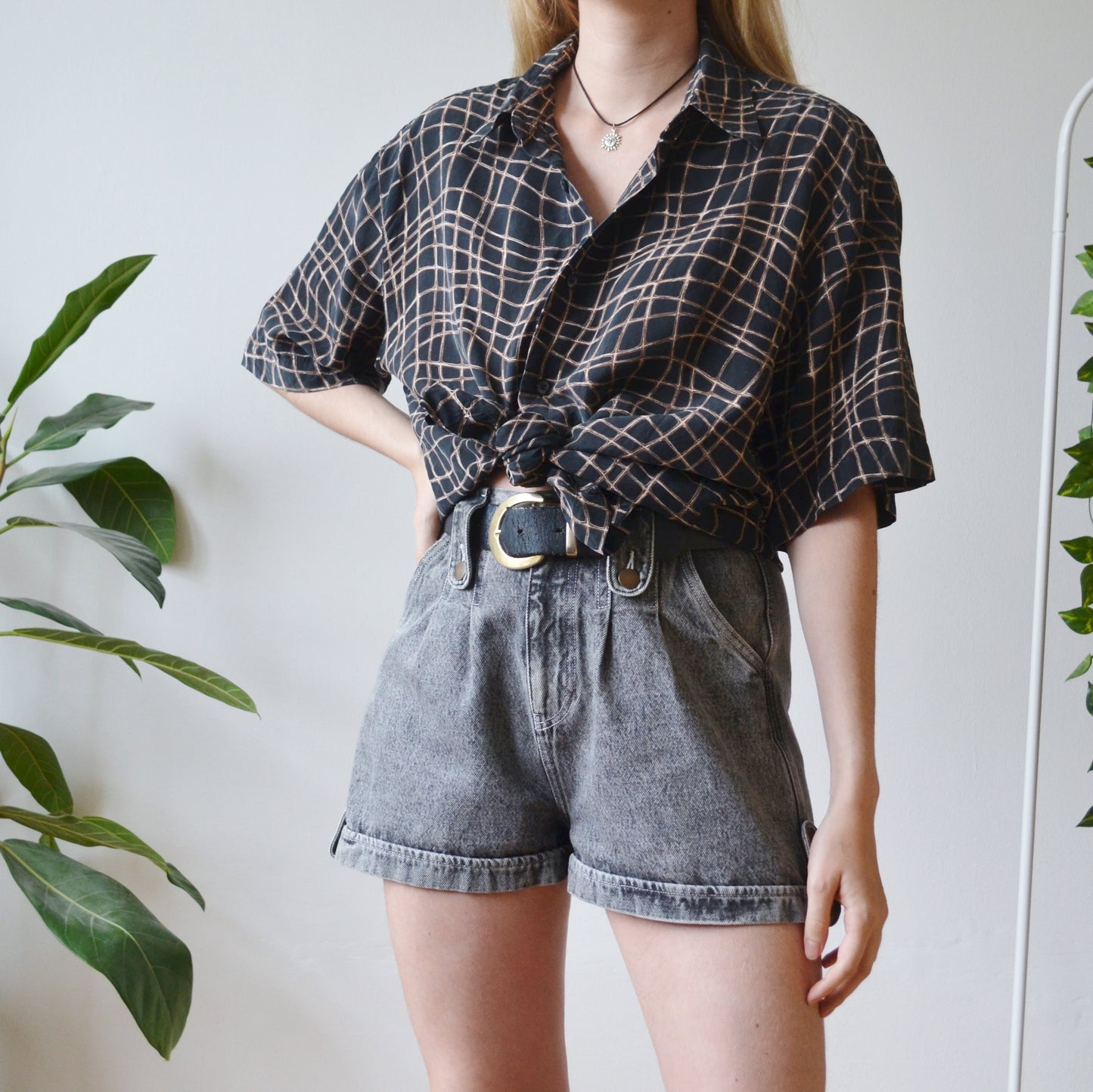Patterned shirt L