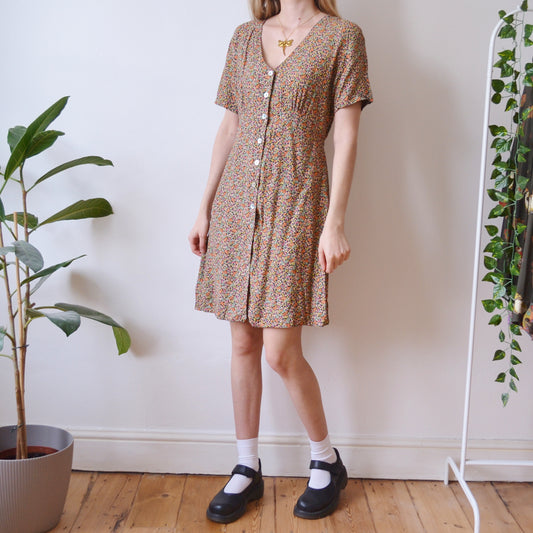 Floral dress M