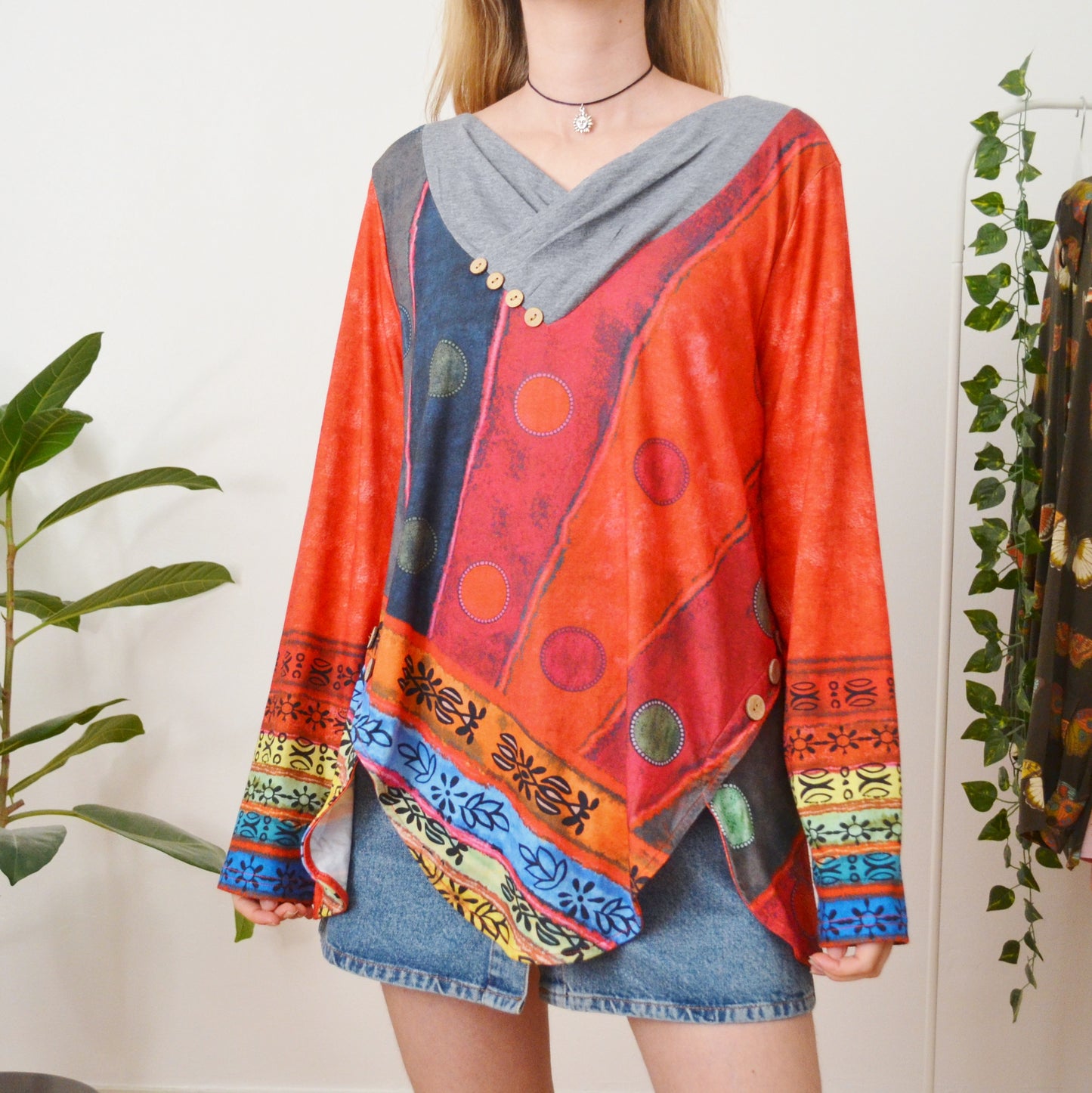 Boho top XL