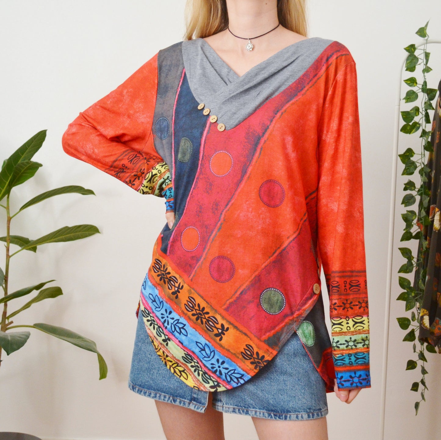 Boho top XL