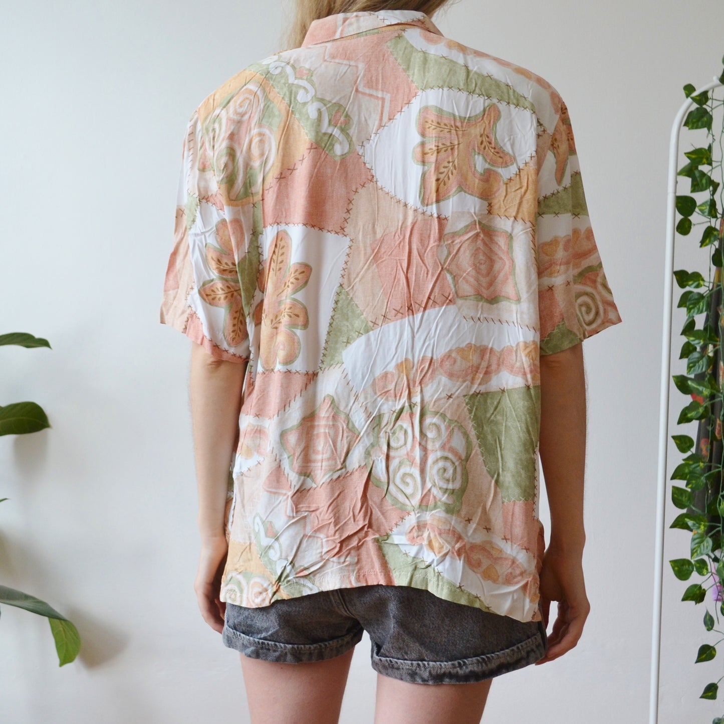 Patchwork blouse M