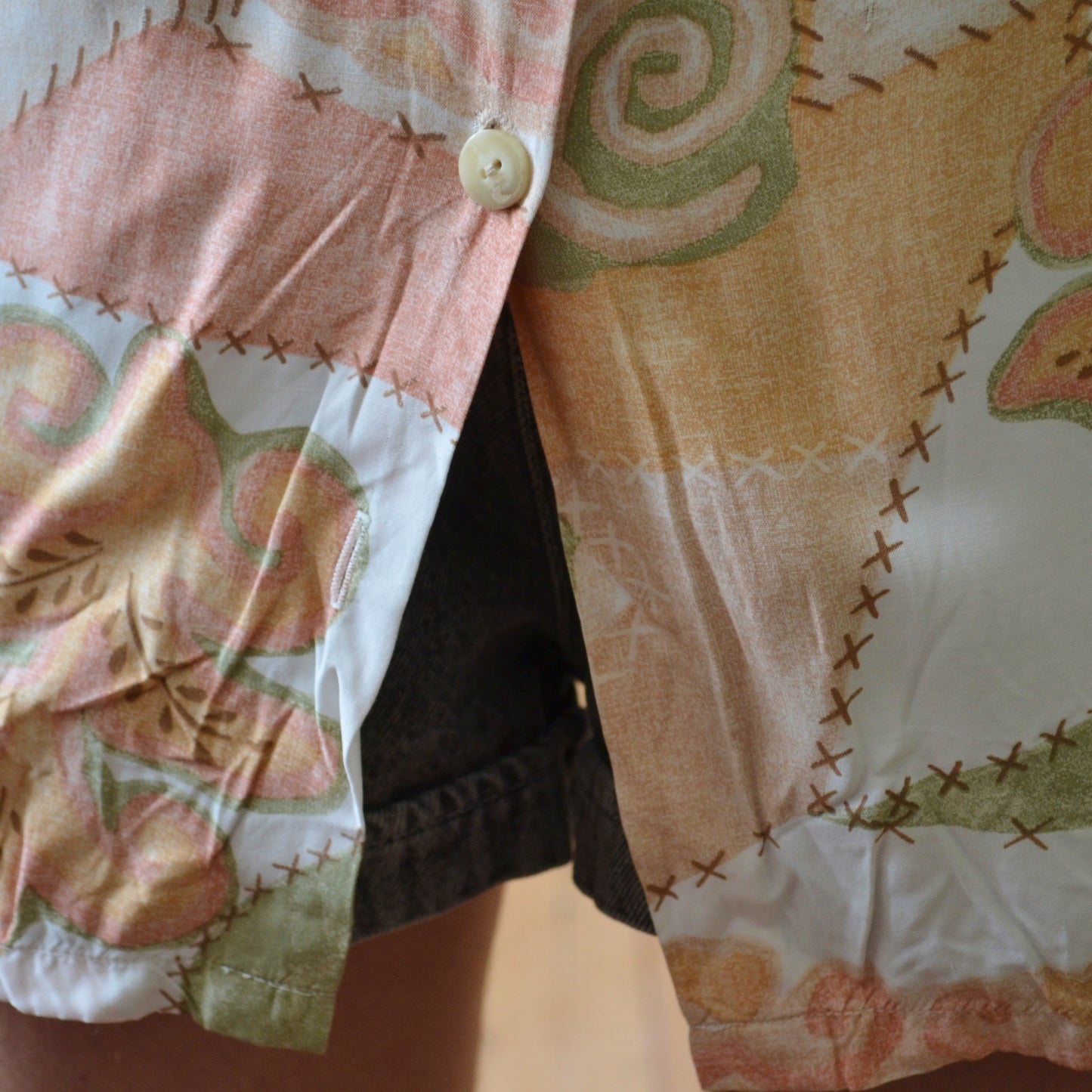 Patchwork blouse M